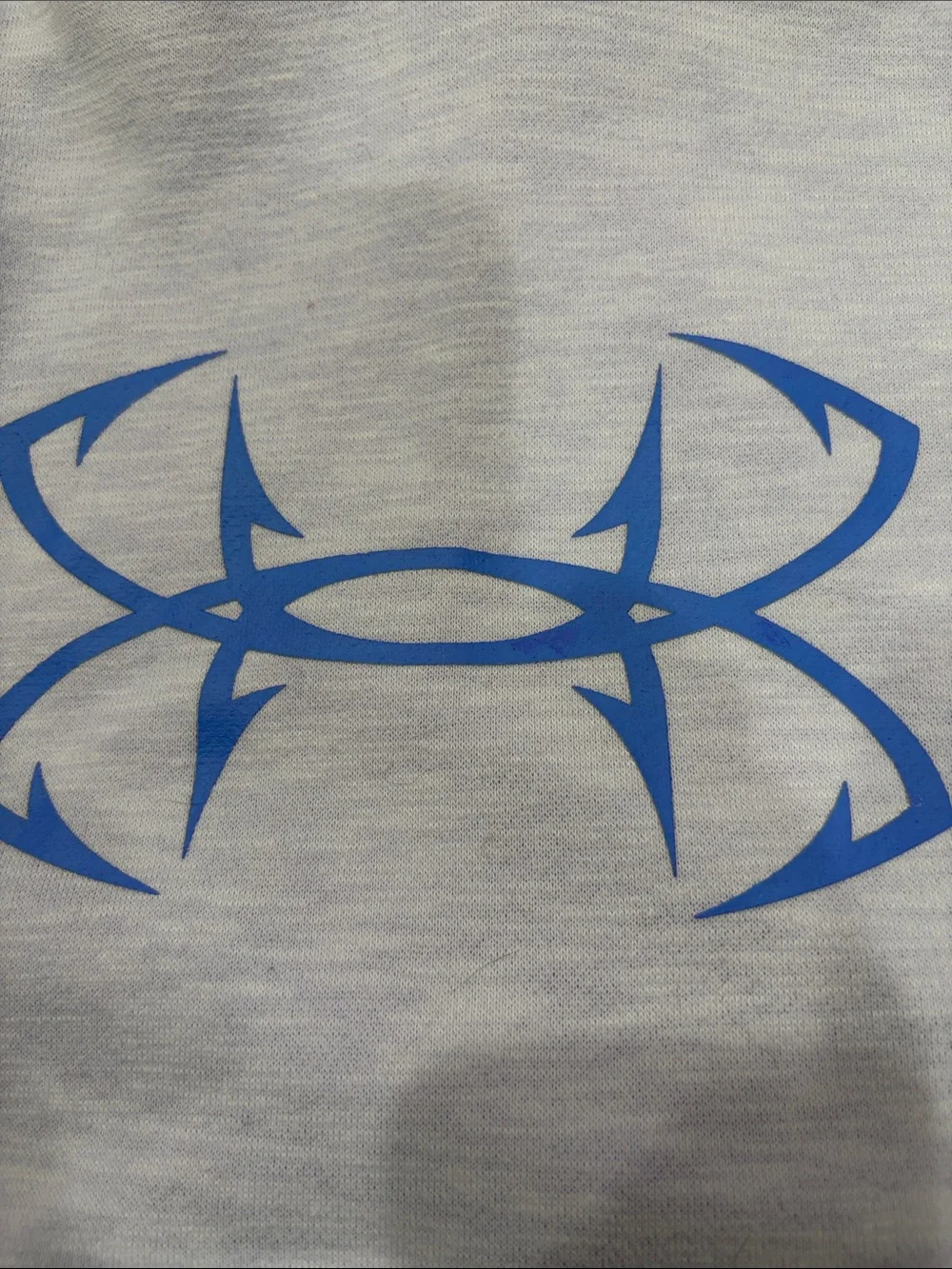 Under Armour Men's Lavender Crewneck Hoodie with Blue Logo size Medium